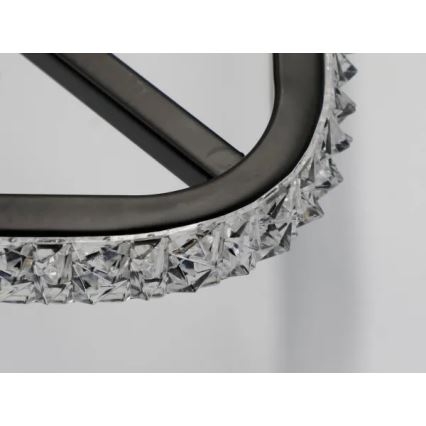 LED loftlampe dæmpbar LED/70W/230V 3000-6500K sort + fjernbetjening