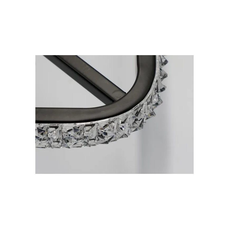 LED loftlampe dæmpbar LED/70W/230V 3000-6500K sort + fjernbetjening