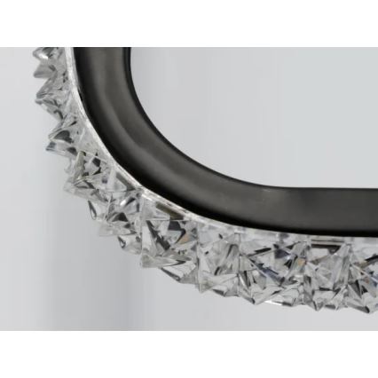 LED loftlampe dæmpbar LED/70W/230V 3000-6500K sort + fjernbetjening