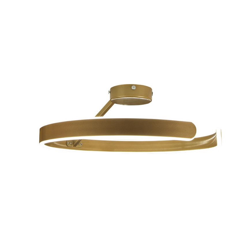 LED loftlampe dæmpbar LED/72W/230V 3000-6500K guldfarvet + fjernbetjening