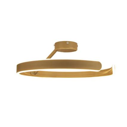 LED loftlampe dæmpbar LED/72W/230V 3000-6500K guldfarvet + fjernbetjening