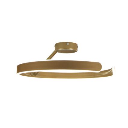 LED loftlampe dæmpbar LED/72W/230V 3000-6500K guldfarvet + fjernbetjening