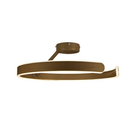 LED loftlampe dæmpbar LED/72W/230V 3000-6500K guldfarvet + fjernbetjening