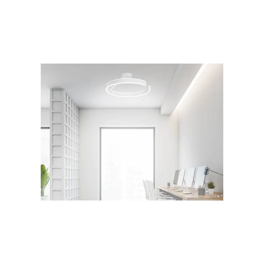 LED loftlampe dæmpbar LED/72W/230V 3000-6500K hvid + fjernbetjening