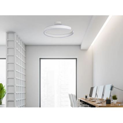 LED loftlampe dæmpbar LED/72W/230V 3000-6500K hvid + fjernbetjening