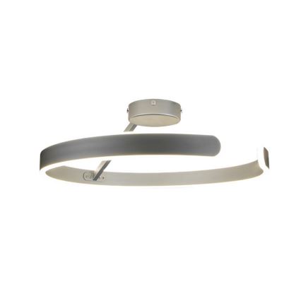 LED loftlampe dæmpbar LED/72W/230V 3000-6500K mat krom + fjernbetjening