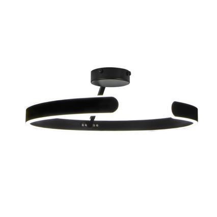LED loftlampe dæmpbar LED/72W/230V 3000-6500K sort + fjernbetjening