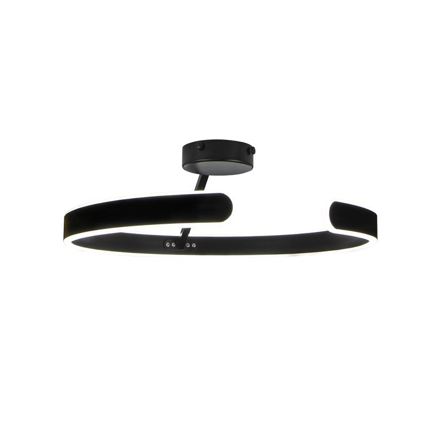 LED loftlampe dæmpbar LED/72W/230V 3000-6500K sort + fjernbetjening