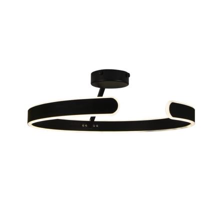LED loftlampe dæmpbar LED/72W/230V 3000-6500K sort + fjernbetjening