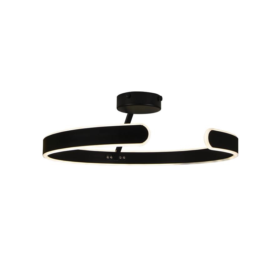 LED loftlampe dæmpbar LED/72W/230V 3000-6500K sort + fjernbetjening