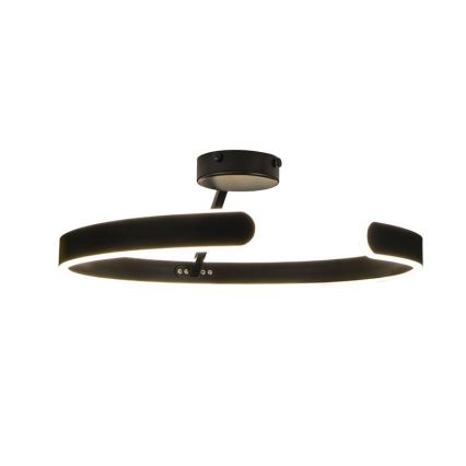 LED loftlampe dæmpbar LED/72W/230V 3000-6500K sort + fjernbetjening