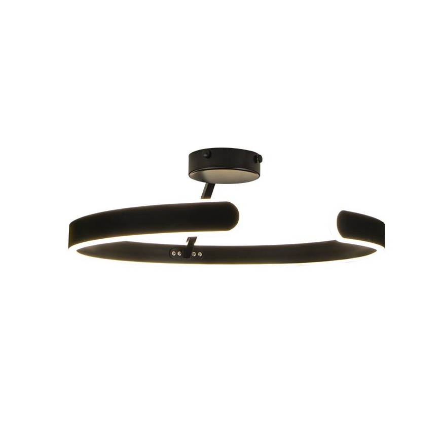 LED loftlampe dæmpbar LED/72W/230V 3000-6500K sort + fjernbetjening