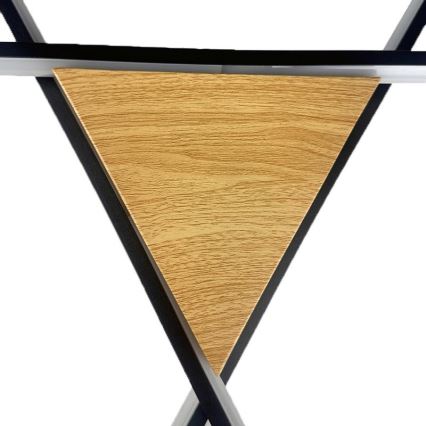 LED loftlampe dæmpbar LED/75W/230V 3000-6500K brun/sort + fjernbetjening