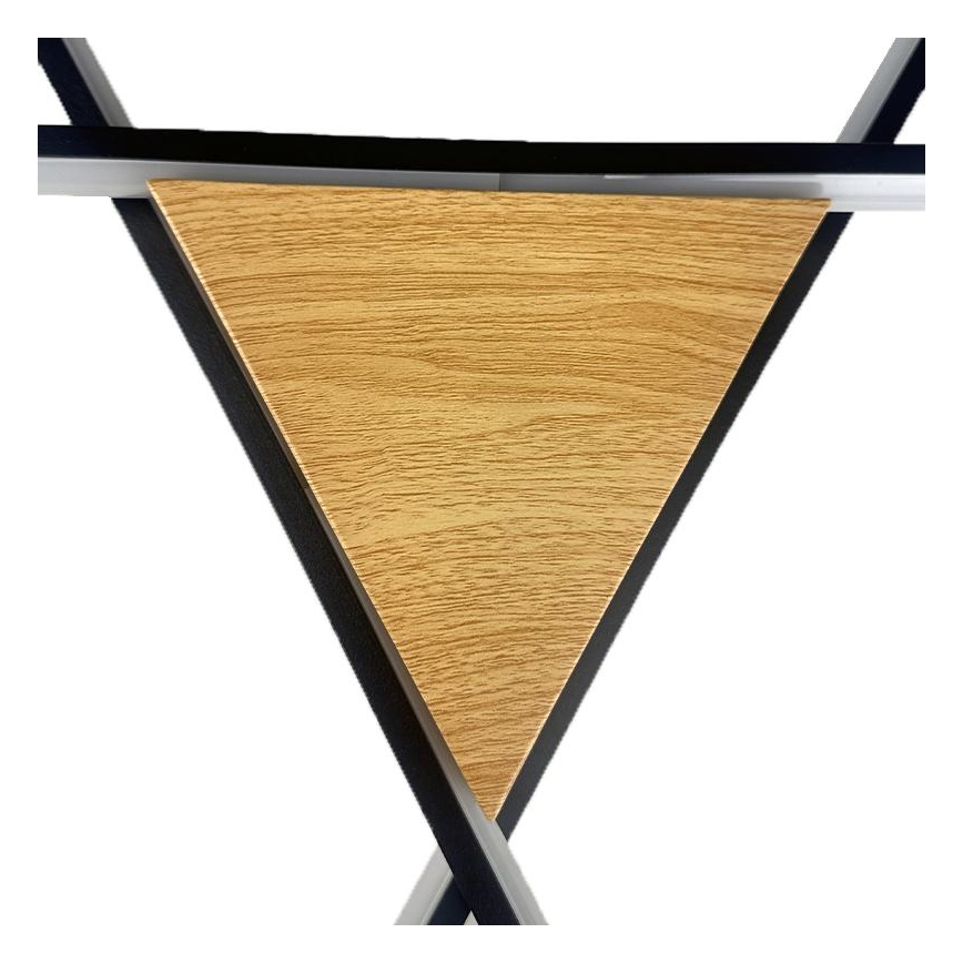 LED loftlampe dæmpbar LED/75W/230V 3000-6500K brun/sort + fjernbetjening