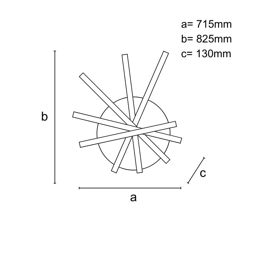 LED loftlampe dæmpbar LED/75W/230V 3000-6500K + fjernbetjening