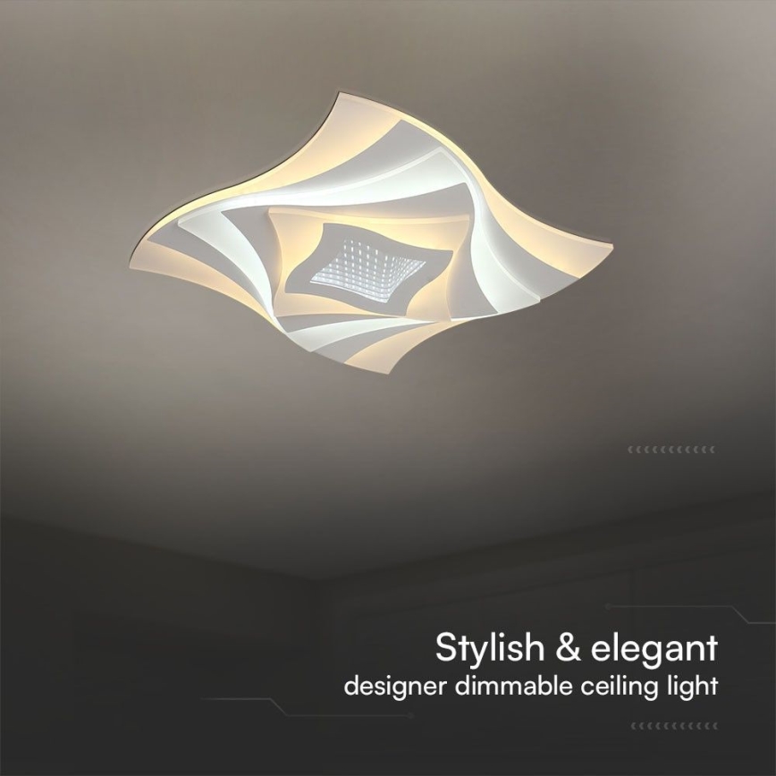 LED loftlampe dæmpbar LED/75W/230V 3000-6500K + fjernbetjening