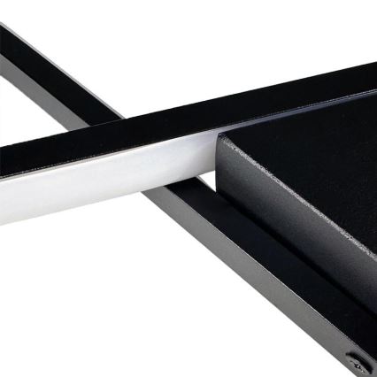 LED loftlampe dæmpbar LED/75W/230V 3000-6500K sort + fjernbetjening