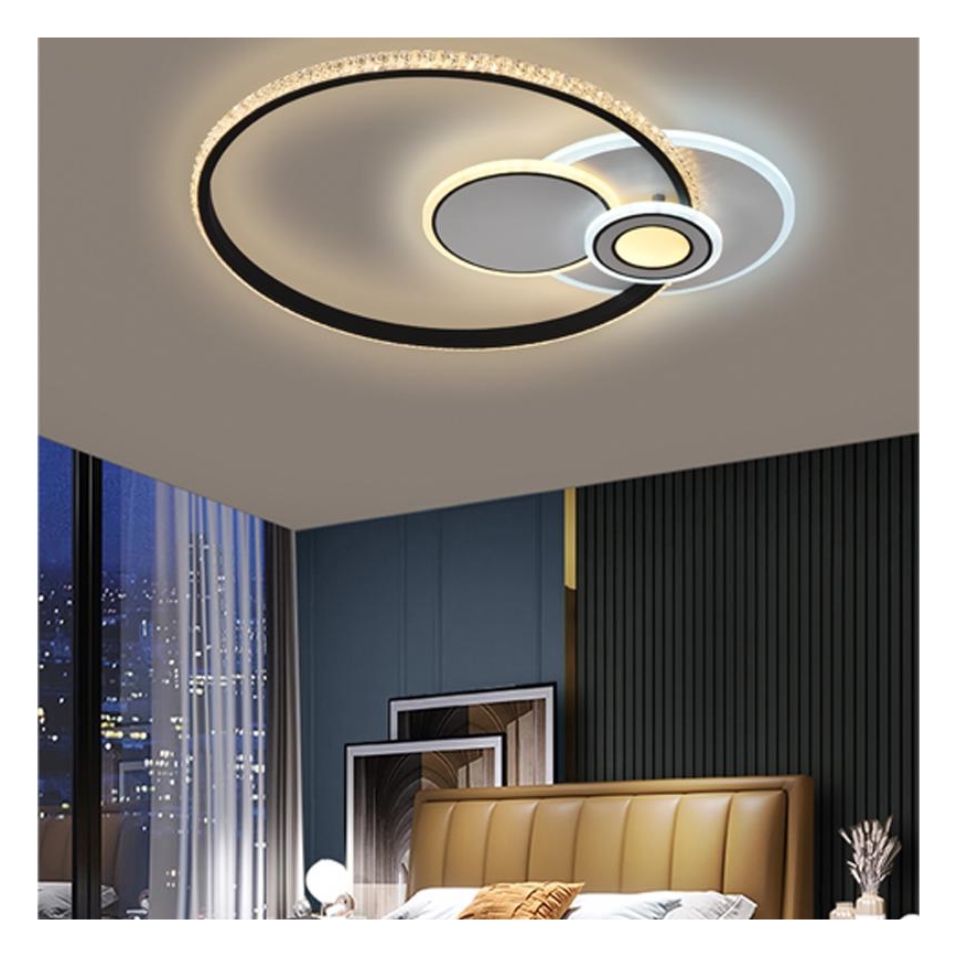 LED loftlampe dæmpbar LED/80W/230V 3000-6500K + fjernbetjening