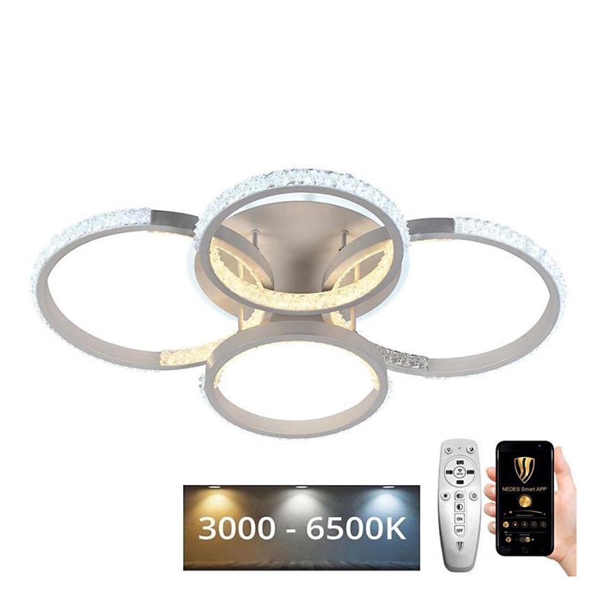 LED loftlampe dæmpbar LED/80W/230V 3000-6500K + fjernbetjening