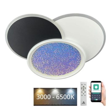 LED loftlampe dæmpbar LED/80W/230V 3000-6500K hvid + fjernbetjening