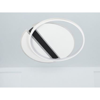 LED loftlampe dæmpbar LED/80W/230V 3000-6500K hvid + fjernbetjening