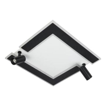 LED loftlampe dæmpbar LED/80W/230V 3000-6500K sort + fjernbetjening