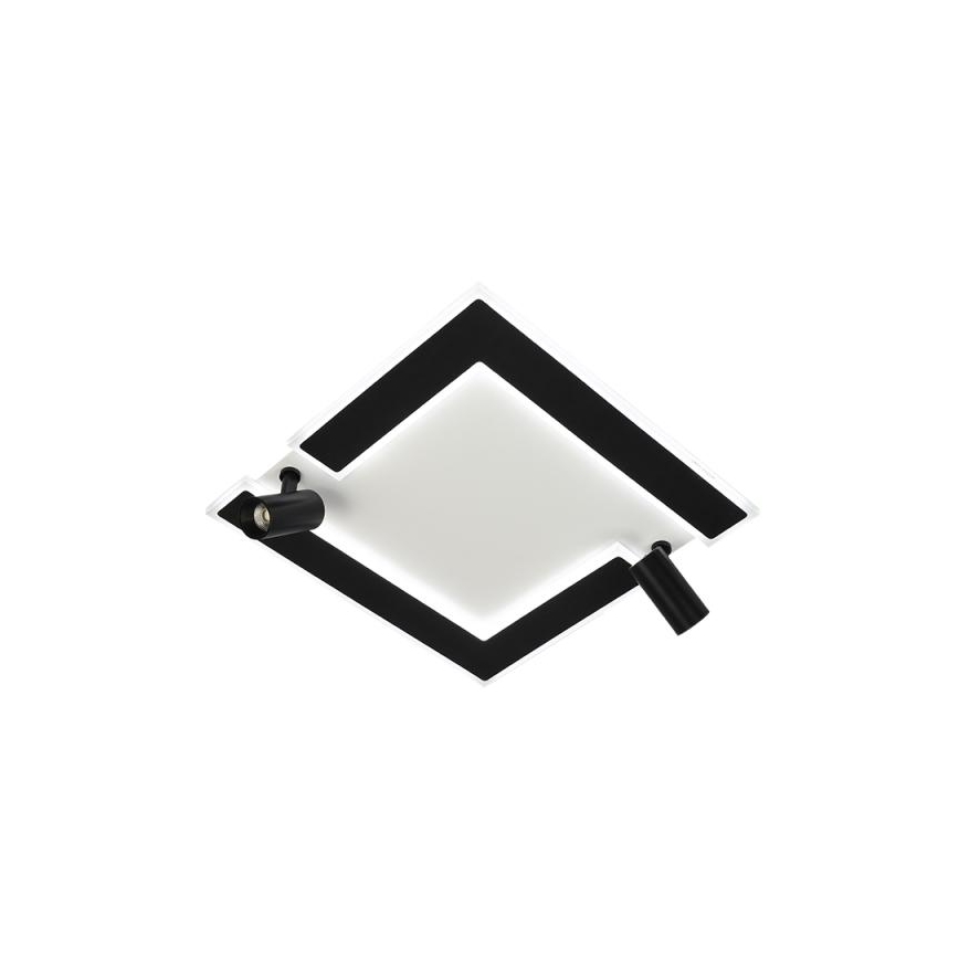 LED loftlampe dæmpbar LED/80W/230V 3000-6500K sort + fjernbetjening