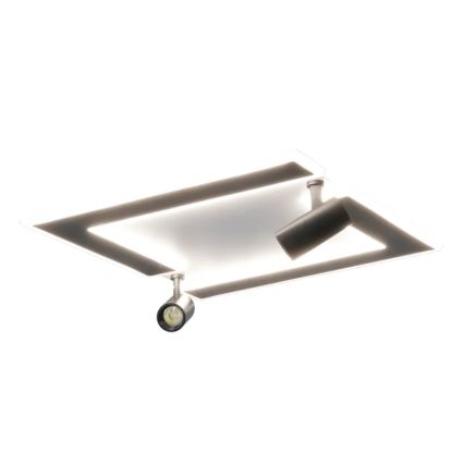 LED loftlampe dæmpbar LED/80W/230V 3000-6500K sort + fjernbetjening