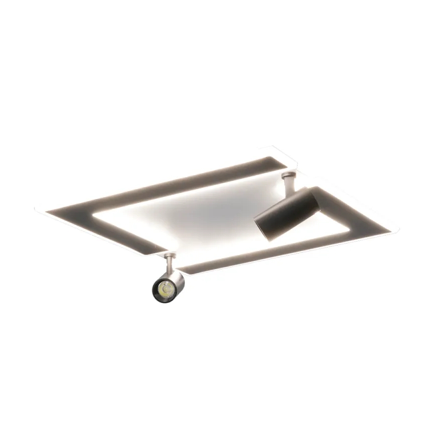 LED loftlampe dæmpbar LED/80W/230V 3000-6500K sort + fjernbetjening