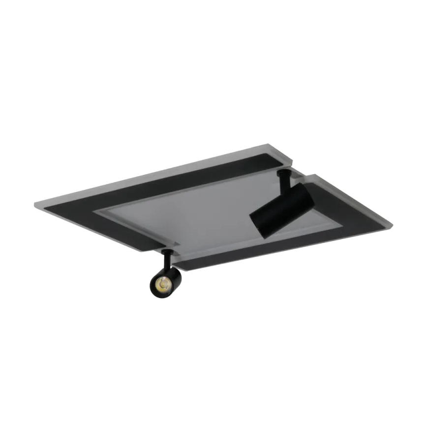 LED loftlampe dæmpbar LED/80W/230V 3000-6500K sort + fjernbetjening