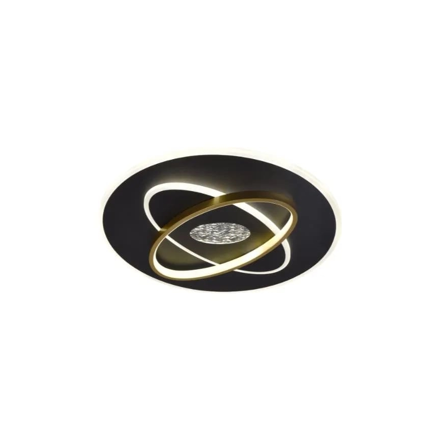 LED loftlampe dæmpbar LED/80W/230V 3000-6500K sort + fjernbetjening