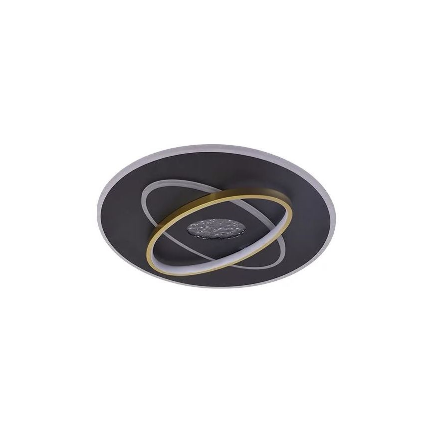 LED loftlampe dæmpbar LED/80W/230V 3000-6500K sort + fjernbetjening