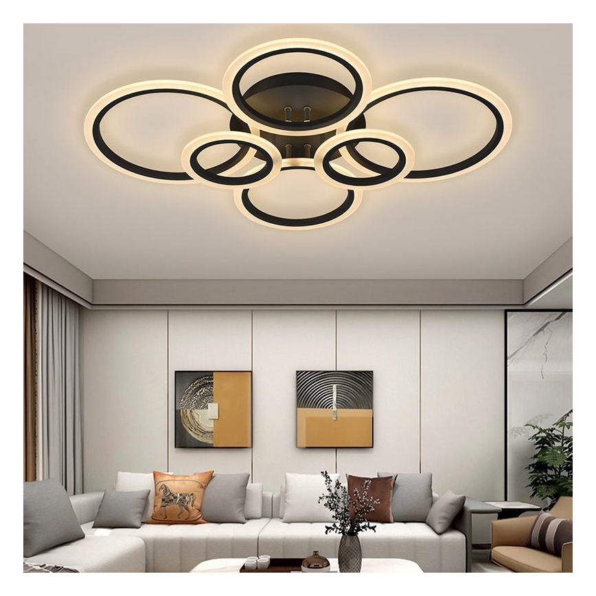 LED loftlampe dæmpbar LED/85W/230V 3000-6500K + fjernbetjening