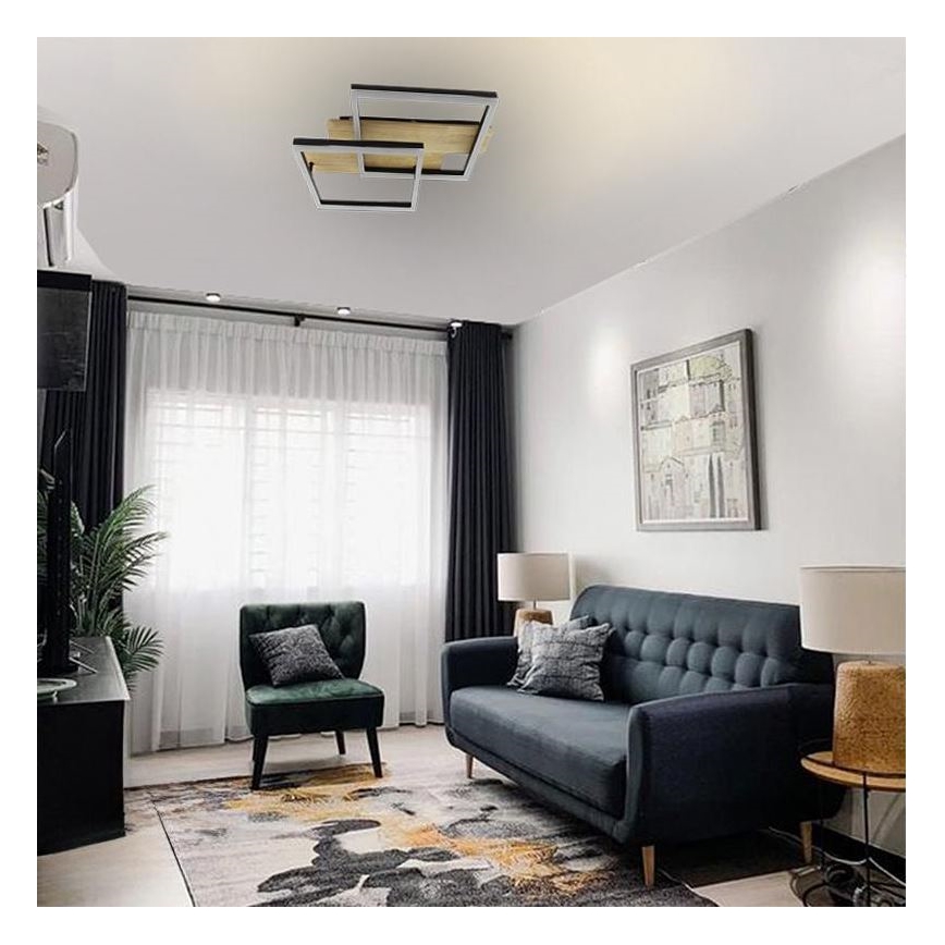 LED loftlampe dæmpbar LED/85W/230V 3000-6500K eg + fjernbetjening