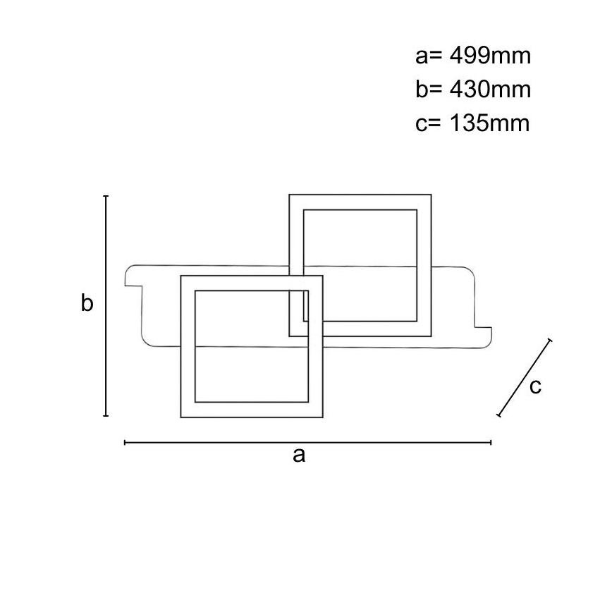 LED loftlampe dæmpbar LED/85W/230V 3000-6500K eg + fjernbetjening