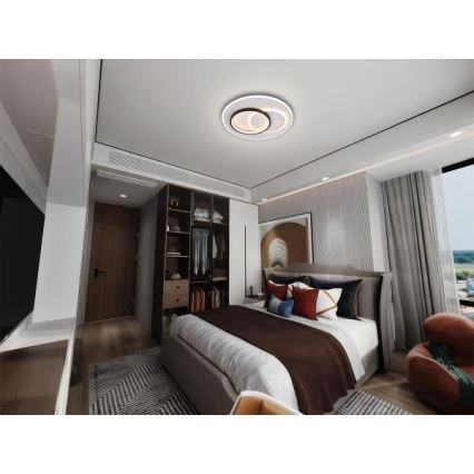 LED loftlampe dæmpbar LED/85W/230V 3000-6500K + fjernbetjening