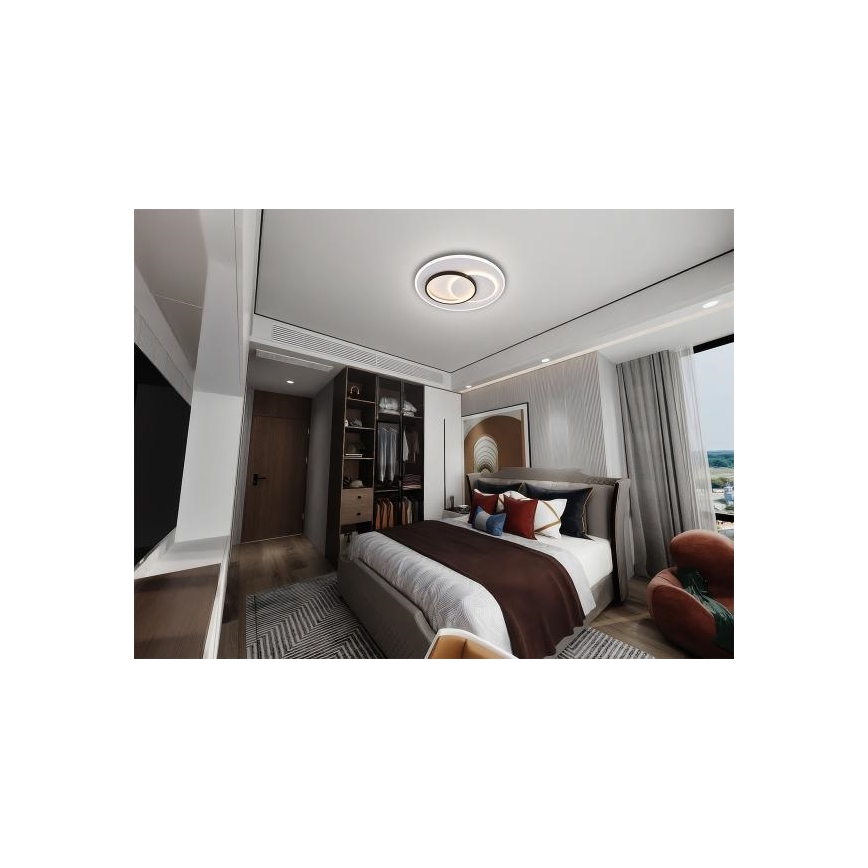 LED loftlampe dæmpbar LED/85W/230V 3000-6500K + fjernbetjening