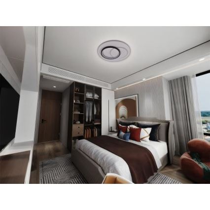 LED loftlampe dæmpbar LED/85W/230V 3000-6500K + fjernbetjening