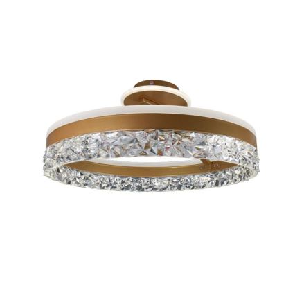 LED loftlampe dæmpbar LED/86W/230V 3000-6500K guldfarvet + fjernbetjening