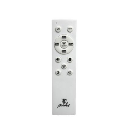 LED loftlampe dæmpbar LED/86W/230V 3000-6500K guldfarvet + fjernbetjening