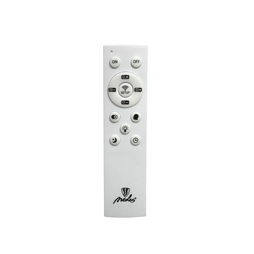 LED loftlampe dæmpbar LED/86W/230V 3000-6500K guldfarvet + fjernbetjening