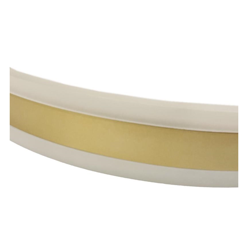 LED loftlampe dæmpbar LED/86W/230V 3000-6500K guldfarvet + fjernbetjening