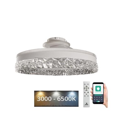 LED loftlampe dæmpbar LED/86W/230V 3000-6500K hvid + fjernbetjening