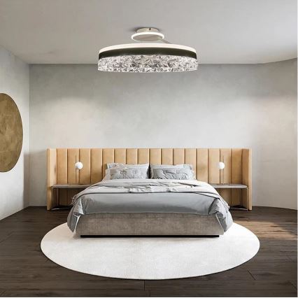 LED loftlampe dæmpbar LED/86W/230V 3000-6500K hvid + fjernbetjening