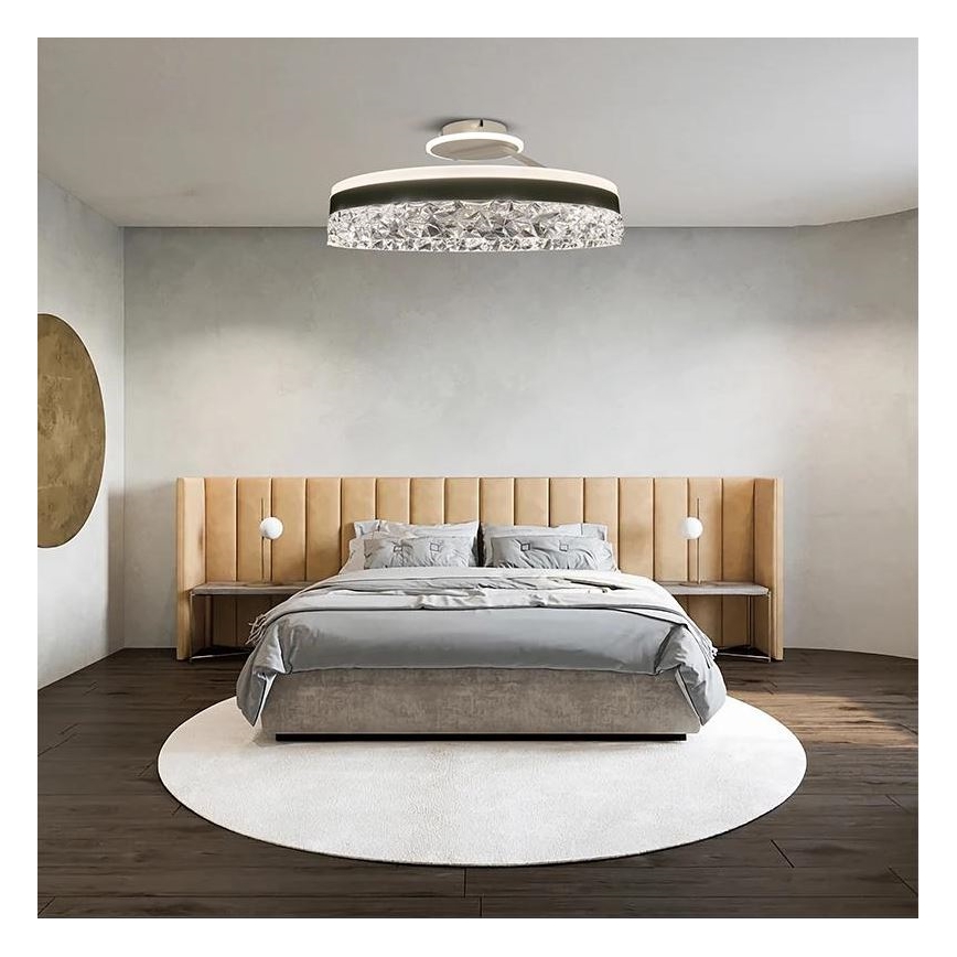 LED loftlampe dæmpbar LED/86W/230V 3000-6500K hvid + fjernbetjening