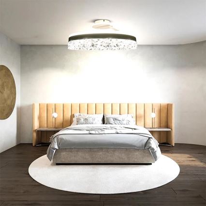 LED loftlampe dæmpbar LED/86W/230V 3000-6500K hvid + fjernbetjening