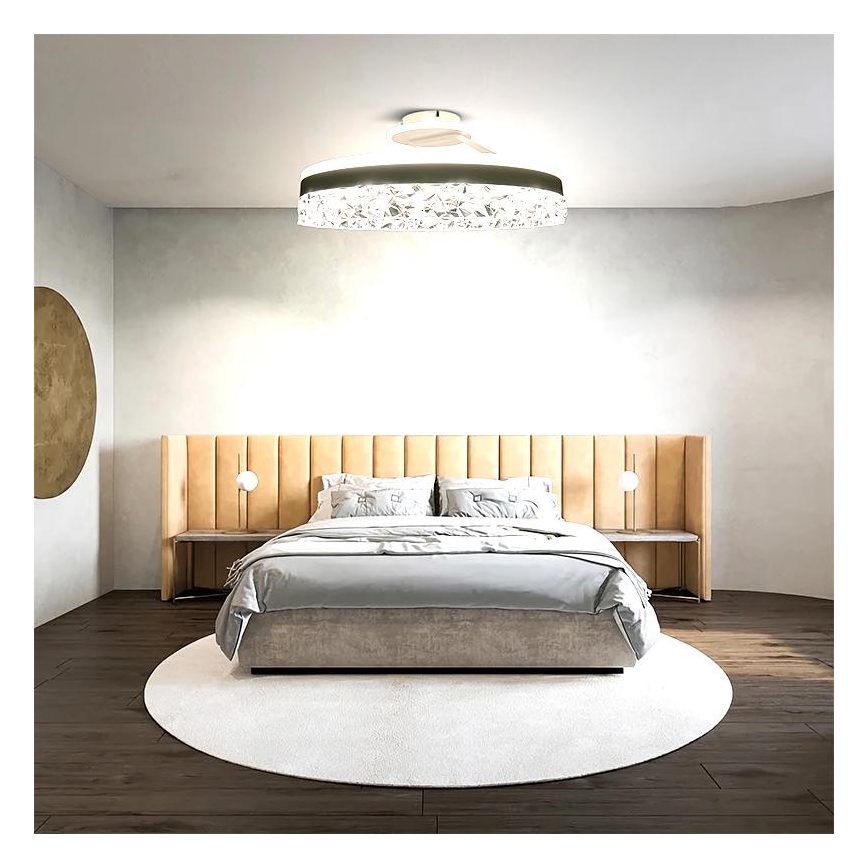 LED loftlampe dæmpbar LED/86W/230V 3000-6500K hvid + fjernbetjening