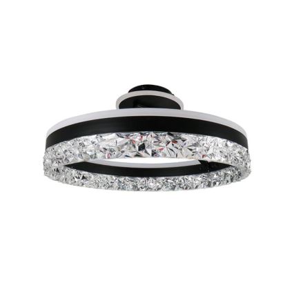 LED loftlampe dæmpbar LED/86W/230V 3000-6500K sort + fjernbetjening