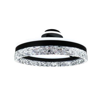 LED loftlampe dæmpbar LED/86W/230V 3000-6500K sort + fjernbetjening