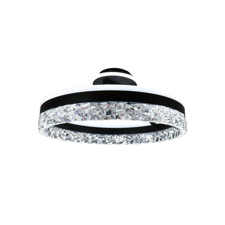 LED loftlampe dæmpbar LED/86W/230V 3000-6500K sort + fjernbetjening